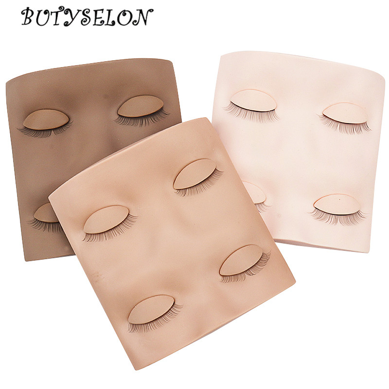 Eyelash Extension Model - Silikon Wimpern Kopf Mannequin Abnehmbare Augenlid