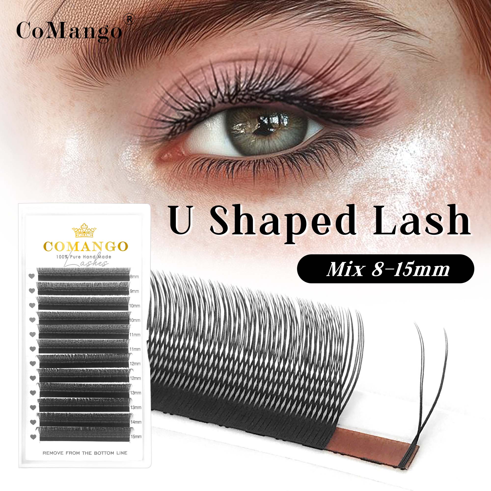Eyelash Extension Yelix - CoMango U YY Wimpern natürliche falsche