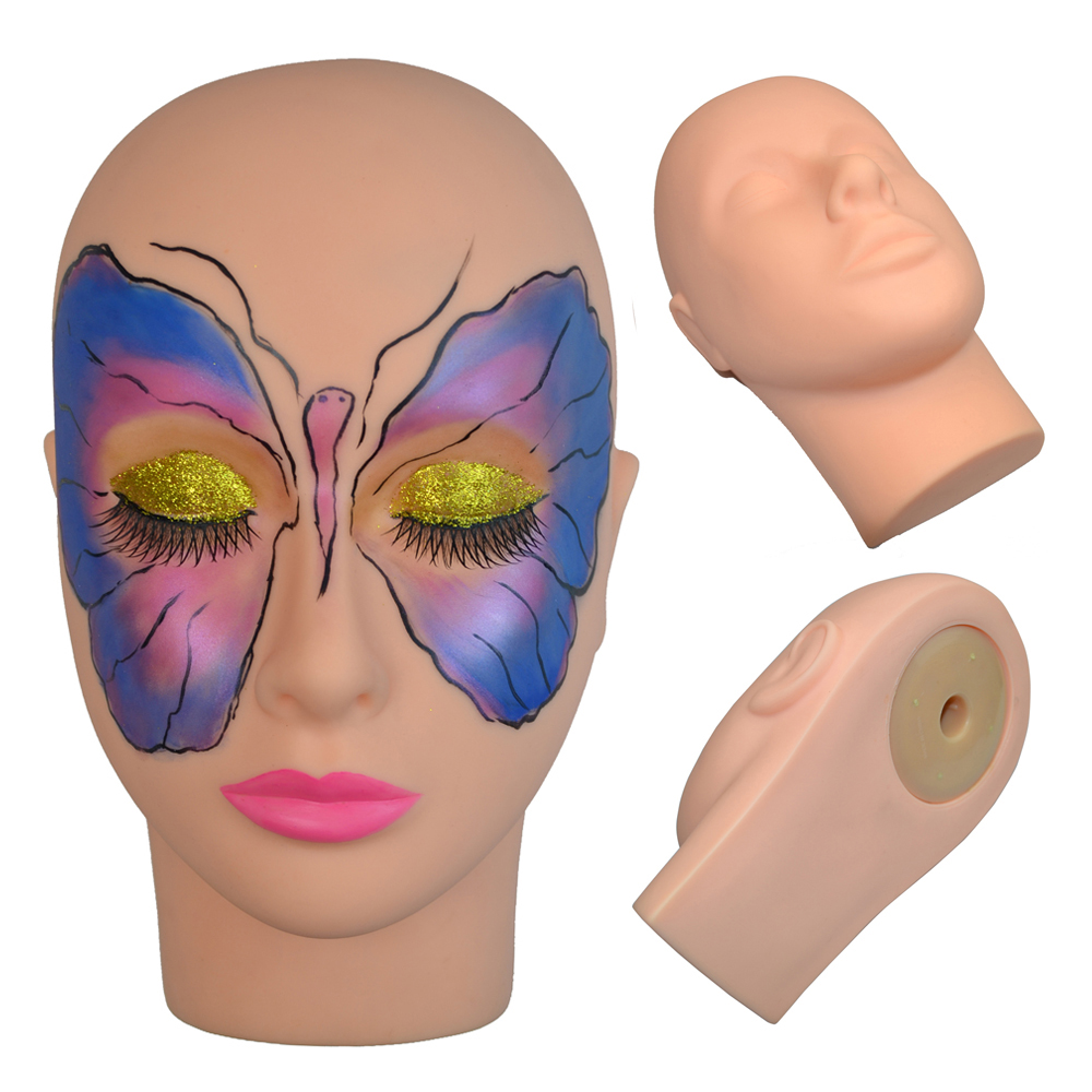 Eyelash Extension Model - Übungsschaufensterpuppenköpfe für Wimpernverlängerungen – Übungsmodell für