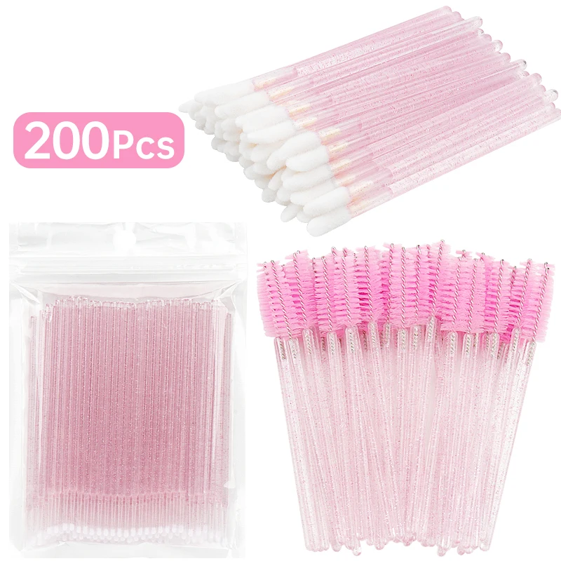 Eyelash Extension Removal - 200-teiliges Make-up-Set für Wimpernverlängerung, spezielles Mikropinsel