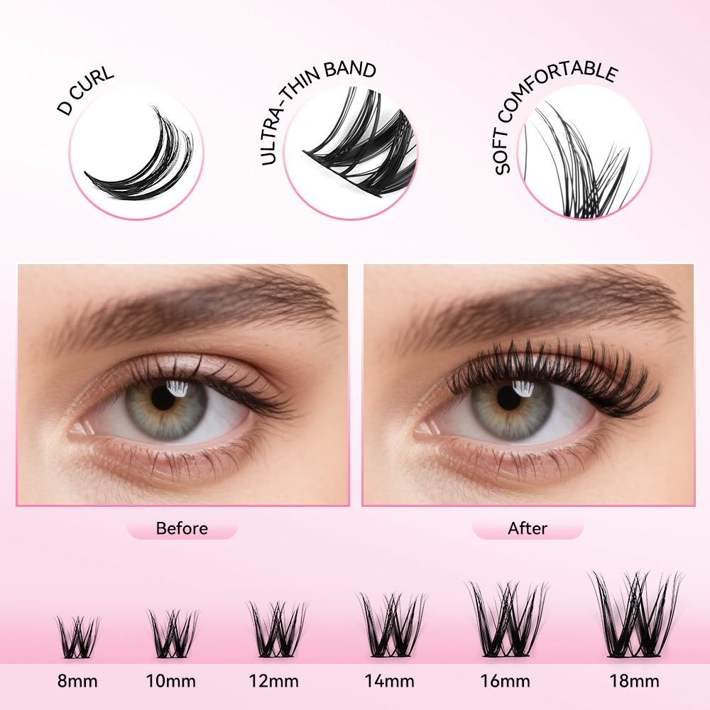 uCoolMe Lashes Flora Wispy und – Eyelash Extension Home Service Bewertung und Preis