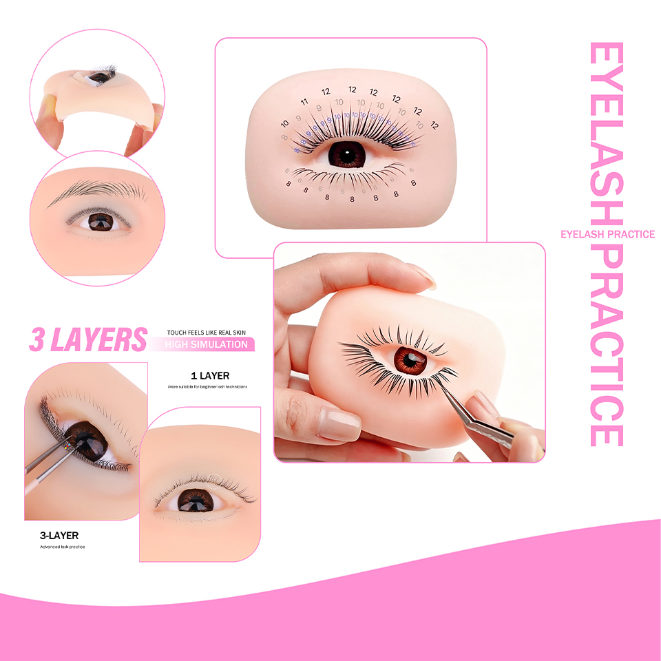3-Schichtige Wiederverwendbare – Eyelash Extension Model Bewertung und Preis