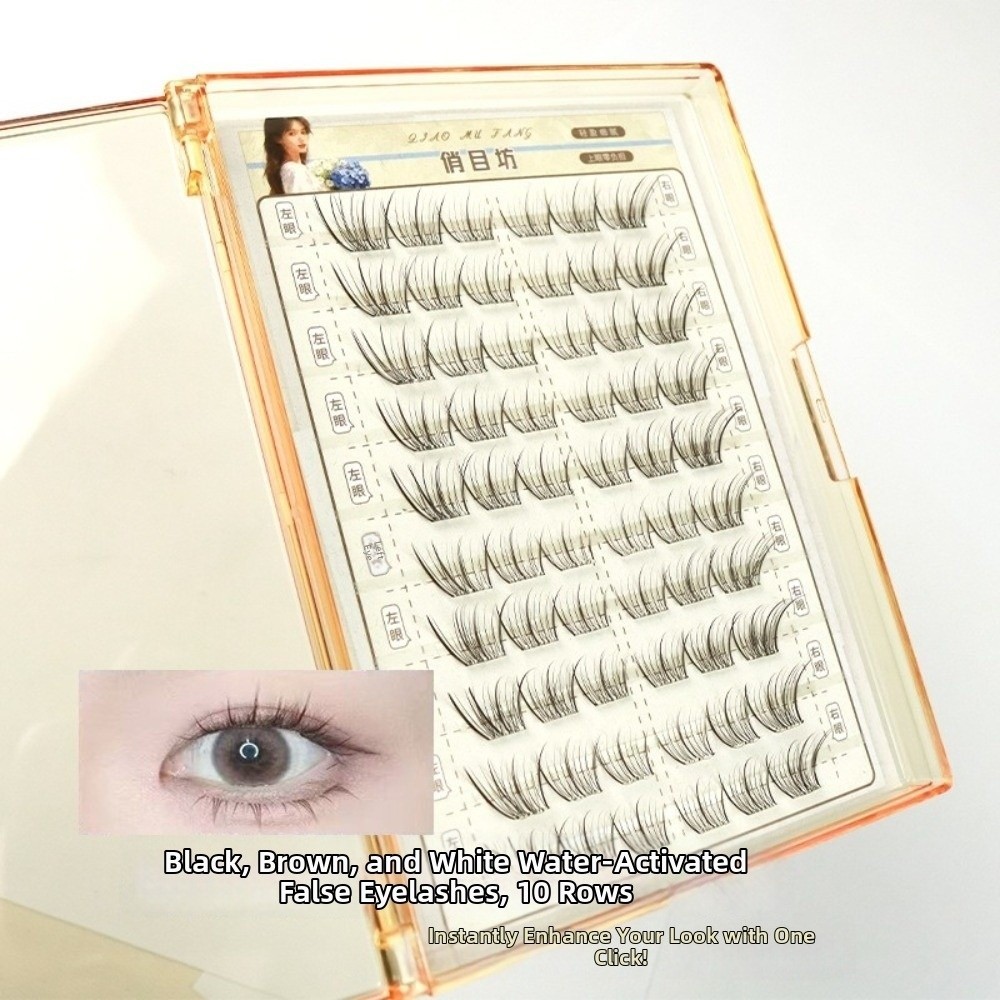 Mokkabraune selbstklebende fal – Eyelash Extension No 10 Bewertung und Preis