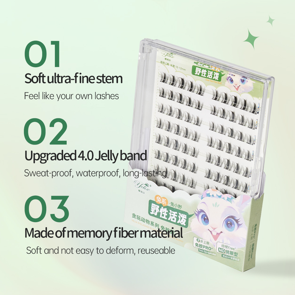 Yelix Kein Kleber erforderlich – Eyelash Extension No 10 Bewertung und Preis