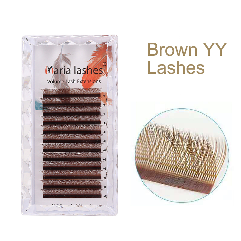 MARIA Brown YY-förmige Wimpern – Eyelash Extension Yelix Bewertung und Preis