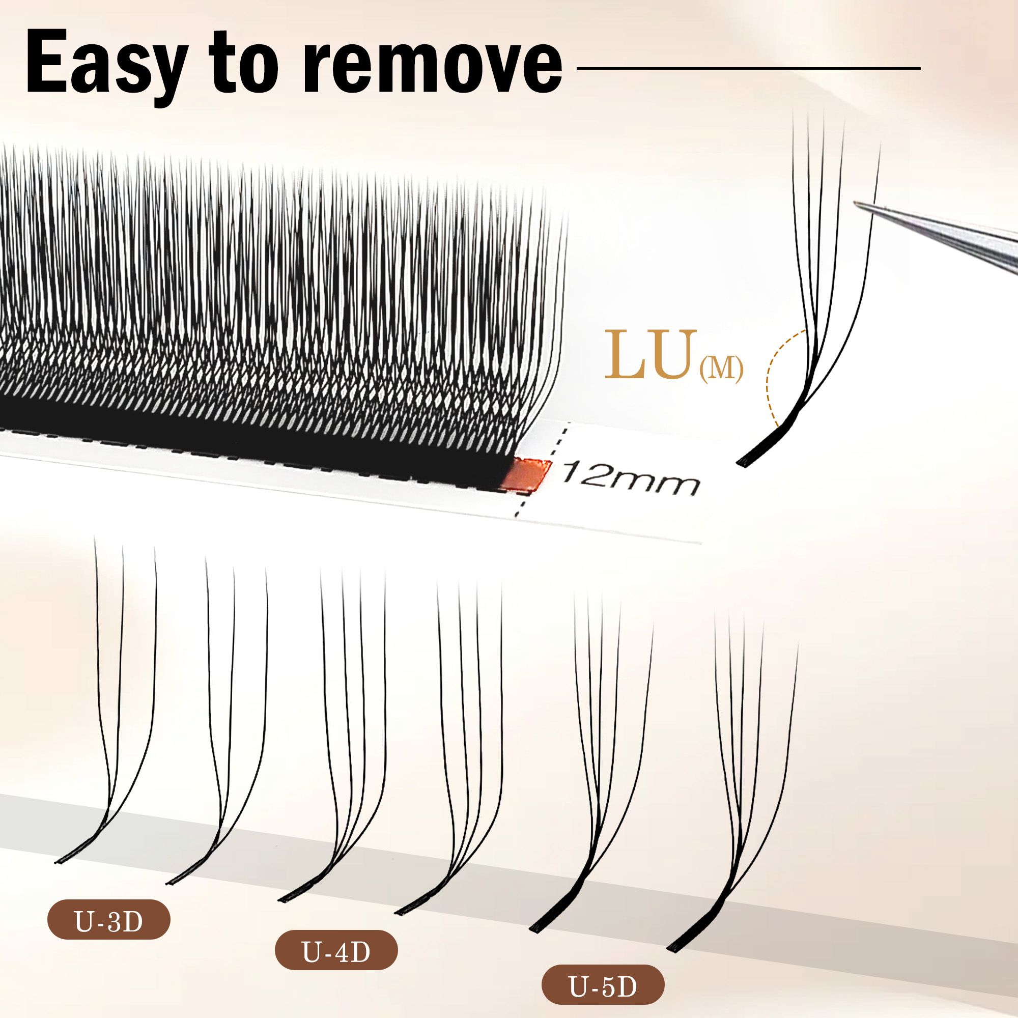 CoMango 3D 4D 5D U-förmige LU- – Eyelash Extension Yelix Bewertung und Preis