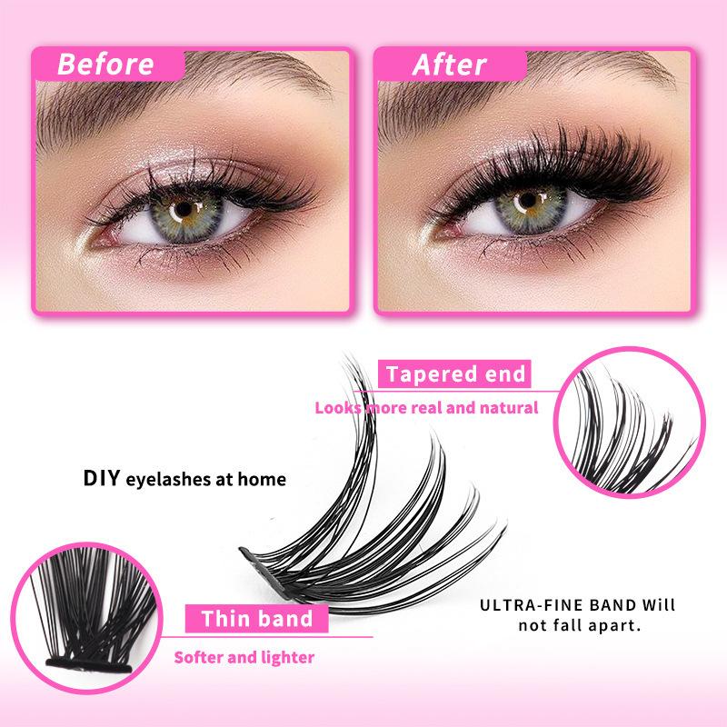 DIY Cluster-Wimpernverlängerun – Eyelash Extension Home Service Bewertung und Preis