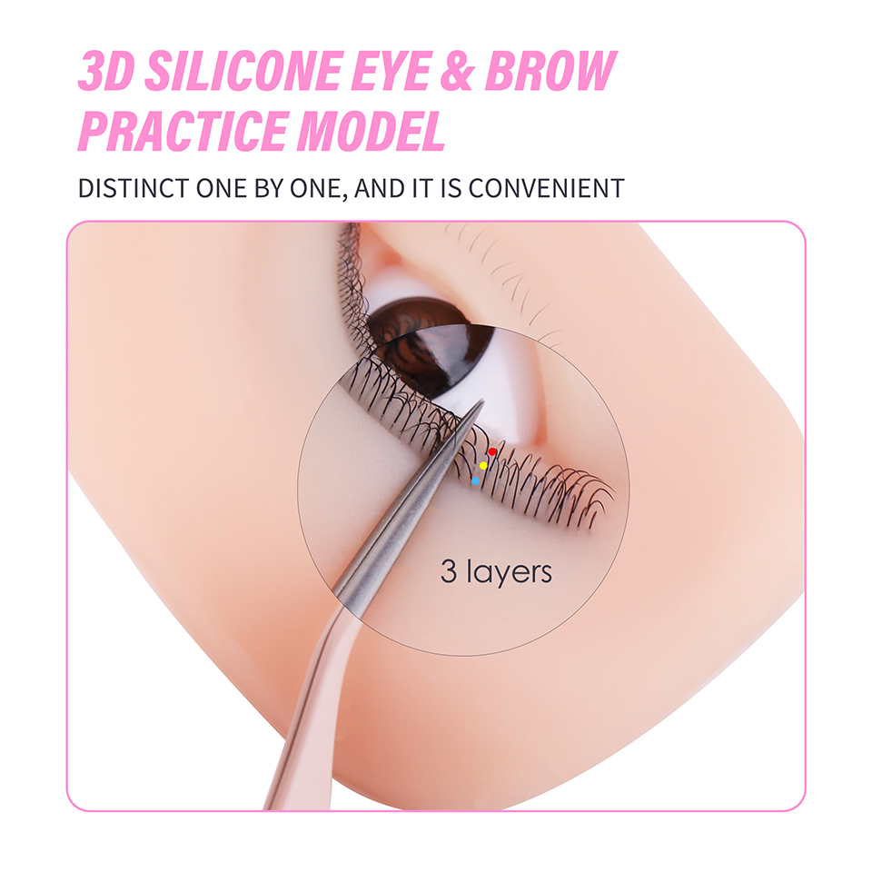 Wimpernverlängerungs-Übungspup – Eyelash Extension Model Bewertung und Preis